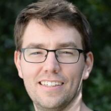 A smiling man's face